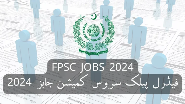 Latest FPSC Jobs 2024 Advertisement No. 6